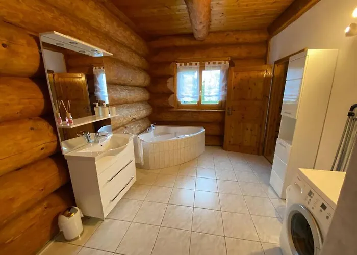 Casa de Férias Traumhaftes Blockhaus Am Rhein