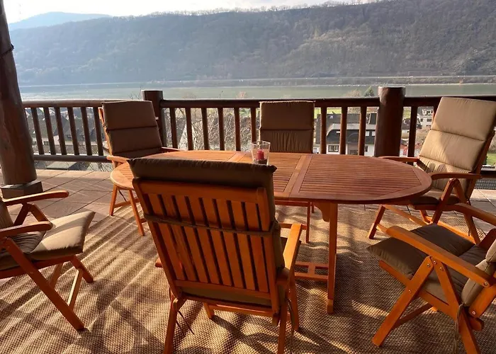 Traumhaftes Blockhaus Am Rhein Casa de Férias